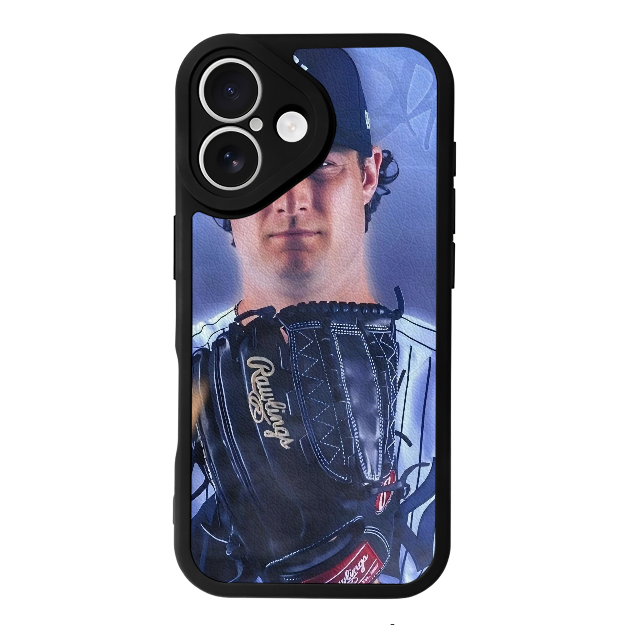 Gerrit Cole 9 IPhone 16 Silicone Leather Case – UV Print, Lambskin Texture – Perfect Fit, Wireless Charging Compatible, Scratch Resistant, Precise Cutouts – Stylish Protection For IPhone 16